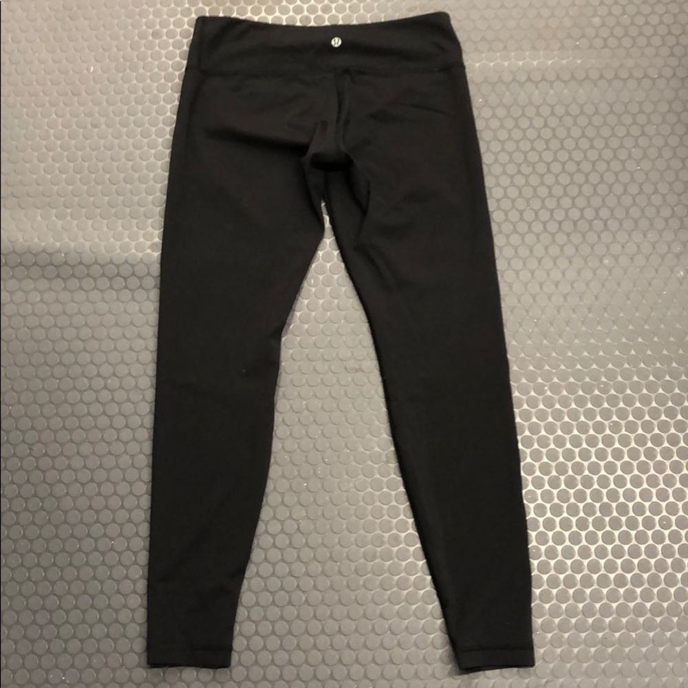 Mid Rise Black Lululemon leggings